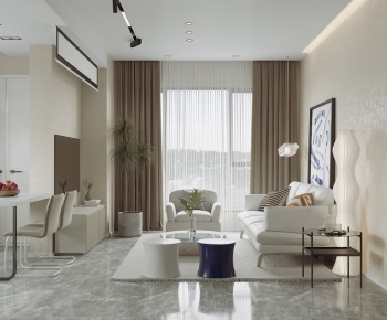 Modern A Living Room-ID:256490957