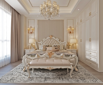 French Style Classical Style Bedroom-ID:562172896