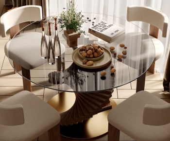 Modern Dining Table And Chairs-ID:460628995