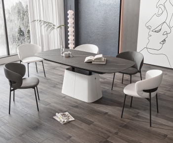 Modern Dining Table And Chairs-ID:302159846