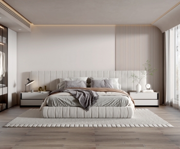 Modern Wabi-sabi Style Bedroom-ID:535082105
