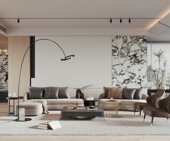 Modern A Living Room-ID:662380939