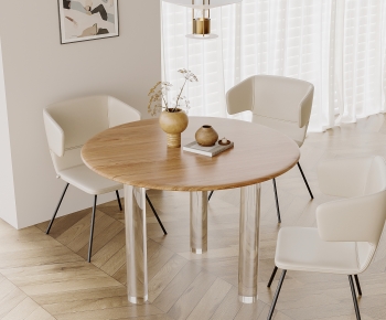 Modern Dining Table And Chairs-ID:561167007
