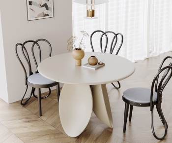 Modern Dining Table And Chairs-ID:439723978