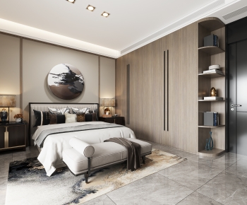 New Chinese Style Bedroom-ID:364958058