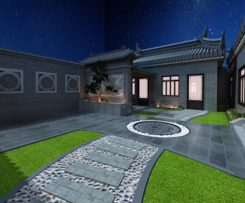 Chinese Style Courtyard/landscape-ID:956828126