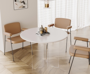 Modern Dining Table And Chairs-ID:340630055