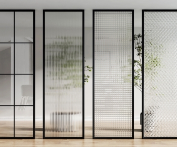 Modern Glass Screen Partition-ID:234704975