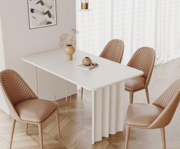 Modern Dining Table And Chairs-ID:195111996