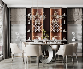 New Chinese Style Dining Room-ID:800678018