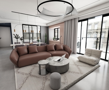 Modern A Living Room-ID:774974111