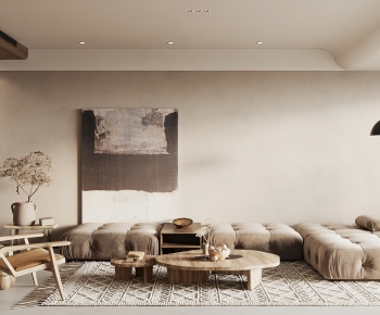 Wabi-sabi Style A Living Room-ID:232125045