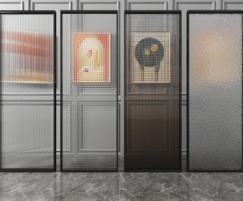 Modern Glass Screen Partition-ID:270324953