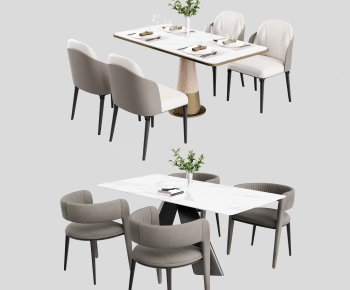 Modern Dining Table And Chairs-ID:641472104