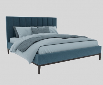 Modern Double Bed-ID:714226019