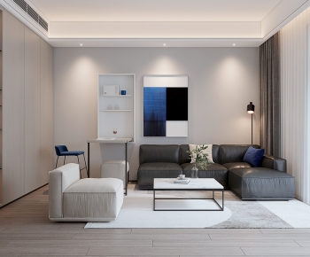 Modern A Living Room-ID:610050921