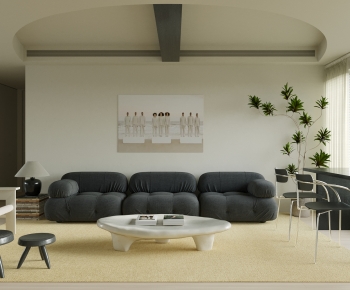 Wabi-sabi Style A Living Room-ID:235475068