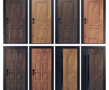 Modern Solid Wood Door-ID:687239288
