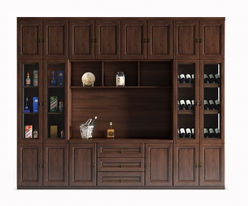 New Chinese Style Wine Cabinet-ID:713970904