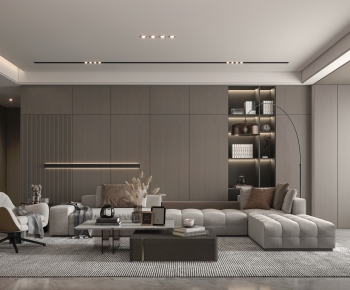 Modern A Living Room-ID:285476922