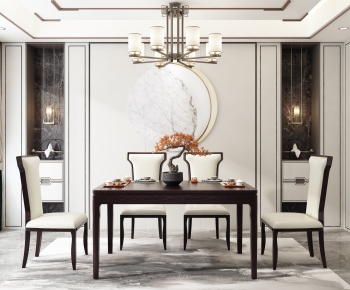 New Chinese Style Dining Room-ID:490245108