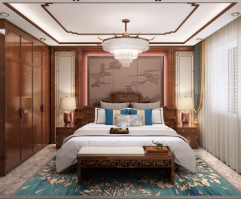 Chinese Style Bedroom-ID:144108063