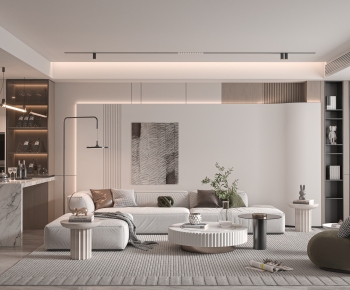 Modern A Living Room-ID:105910357