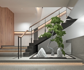 New Chinese Style Stairwell-ID:163728002