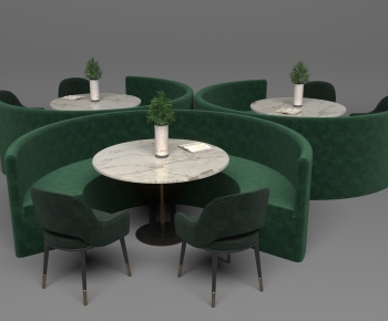 Modern Dining Table And Chairs-ID:734700924