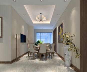 New Chinese Style Dining Room-ID:557060961