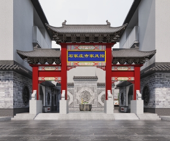 Chinese Style Building Component-ID:456645975