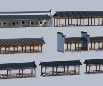 New Chinese Style Building Component-ID:342336891
