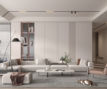 Modern A Living Room-ID:667720082