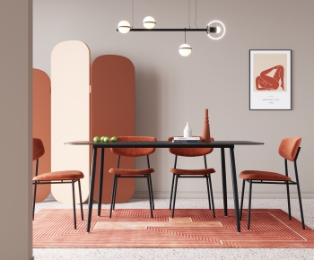 Modern Dining Table And Chairs-ID:291279086