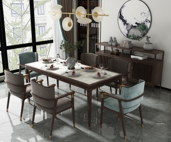 New Chinese Style Dining Room-ID:113698012