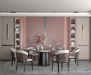 New Chinese Style Dining Room-ID:396311045