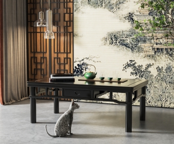 New Chinese Style Coffee Table-ID:406368979