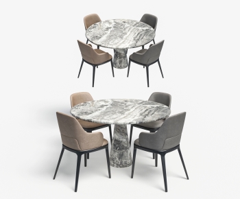 Modern Dining Table And Chairs-ID:924458985