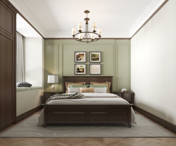 American Style Bedroom-ID:843041907