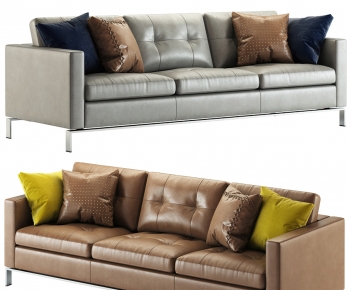 Modern Three-seat Sofa-ID:382872101