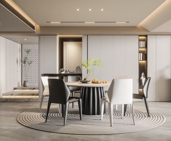 Modern Dining Room-ID:699105023