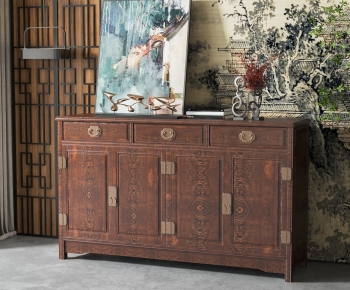 Chinese Style Entrance Cabinet-ID:266799934