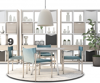 Nordic Style Dining Table And Chairs-ID:823971995
