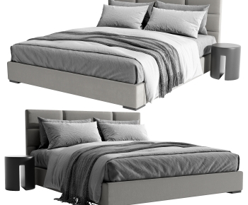 Modern Double Bed-ID:218282949