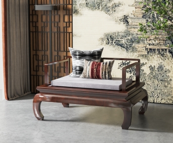 New Chinese Style Single Sofa-ID:189377071