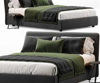 Modern Double Bed-ID:675308948