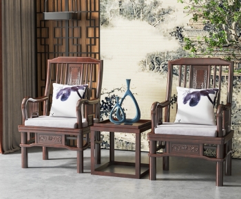 New Chinese Style Lounge Chair-ID:761882079