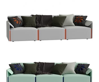 Modern Three-seat Sofa-ID:500875955