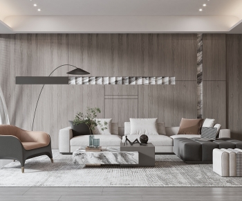 Modern A Living Room-ID:282599938