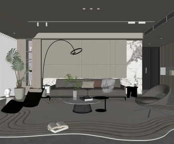 Modern A Living Room-ID:474051958